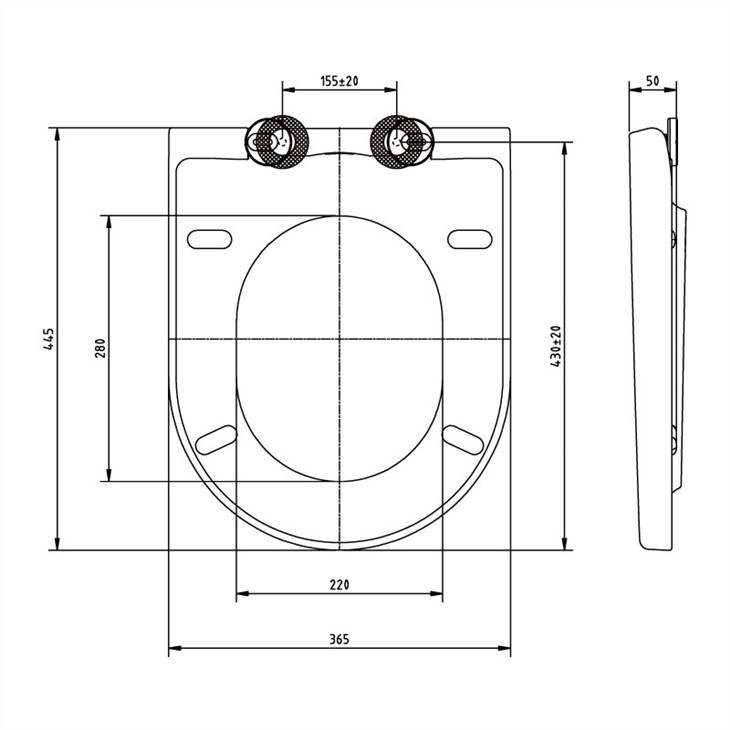d toilet seat