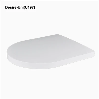 D formet toalettsete 370mm bred