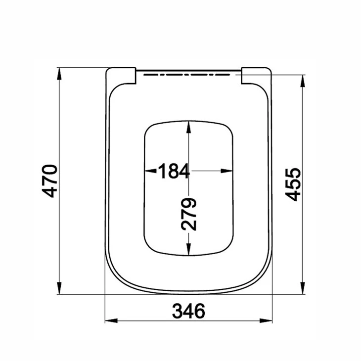 square quick release toilet seat